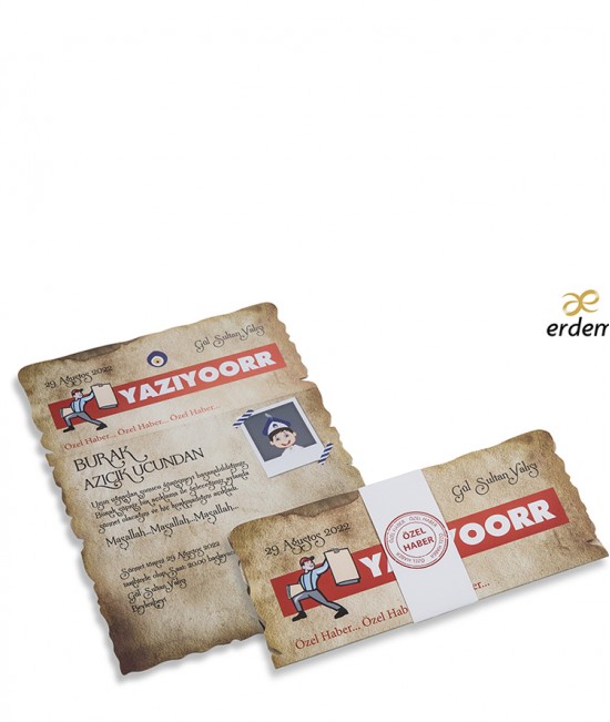 Erdem Sünnet Davetiye 80947