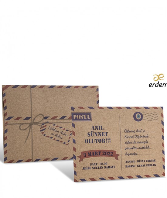 Erdem Sünnet Davetiye 80953
