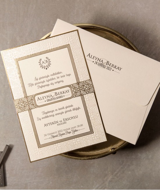 Wedding Davetiye 8380
