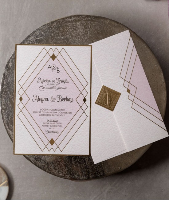 Wedding Davetiye 8384