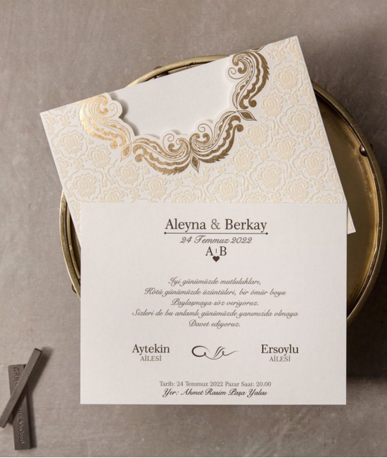 Wedding Davetiye 8386