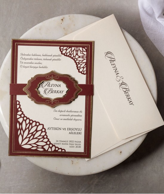 Wedding Davetiye 8392