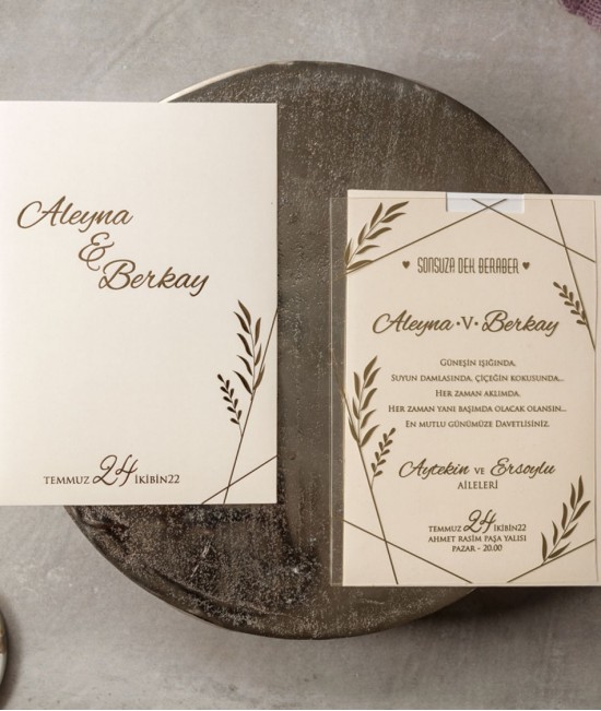 Wedding Davetiye 8401
