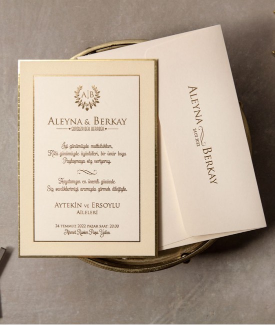 Wedding Davetiye 8402